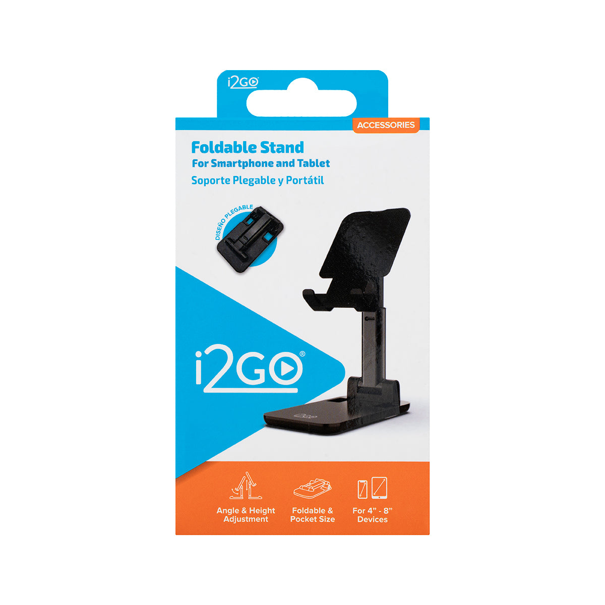 Soporte Plegable y Portátil para Tablet y Smartphone